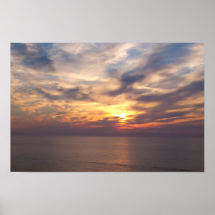 Orange und Rot Poster