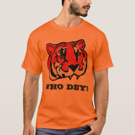ORANGE- UND SCHWARZE STREIFEN T-Shirt