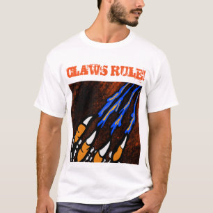 ORANGE- UND SCHWARZE STREIFEN T-Shirt