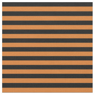 Orange und schwarze Viertel Zoll horizontale Strei Stoff