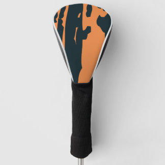 Orange und Schwarzes Golf Headcover