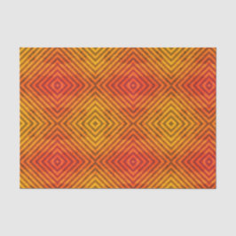 ORANGE UND SCHWARZES Seidenpapier