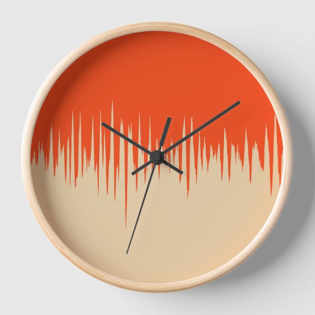 Orange und Tan Uhr (Vorderseite)