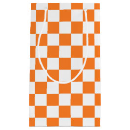 Orange und Weiß Kleine Geschenktüte