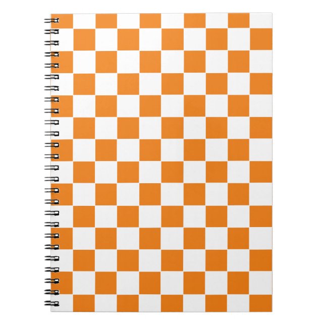 Orange und Weiß Notizblock (Vorderseite)