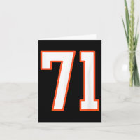 Orange und weiße Srts Nummer 71 Jersey Uniform Pla
