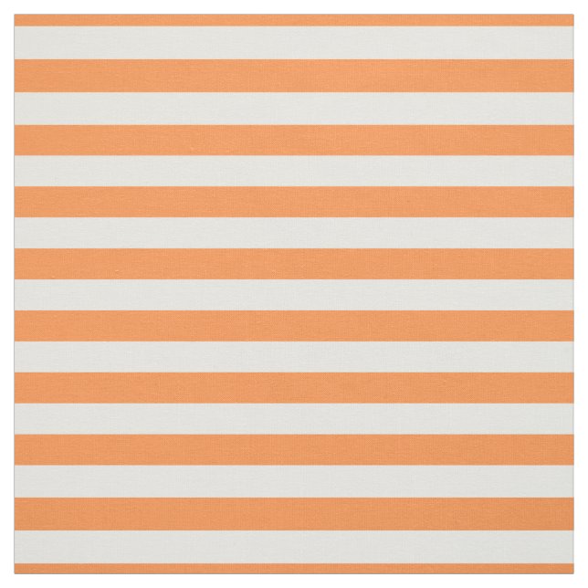 Orange und weißes Streifen-Muster Stoff (Muster)