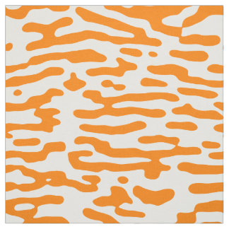 Orange- und Weißfische Stoff
