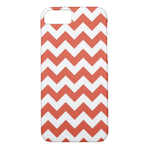 Orange und White Zigzag Case-Mate iPhone Hülle