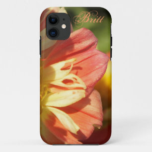 Orange und Yellow Dahlia Blume iPhone 5 Fall Case-Mate iPhone Hülle
