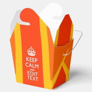 Orange Union Jack British Flag Swag Geschenkschachtel