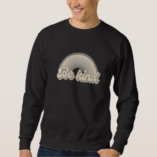 Orange Unity Day Anti Bullying Be Kind Retro Vinta Sweatshirt
