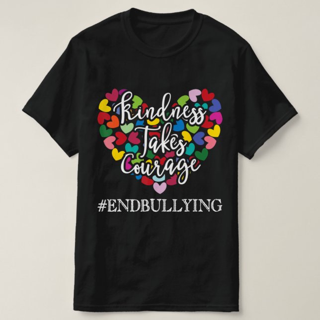 Orange Unity Day  Antibullying Spreed Kindness Tee (Design vorne)