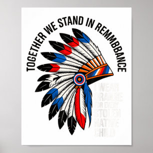 Orange Unity Day for Every American Native Child Poster
