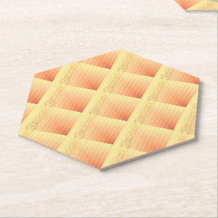 Orange Untersetzer