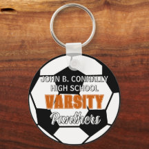 Orange Varsity-Fußballmannschaft Benutzerdefiniert