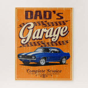 Orange Vater Garage Camaro Puzzle