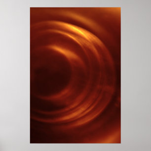 Orange Vortex von Zeitreisenden Poster