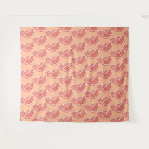 Orange Wandteppich
