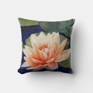 ORANGE WASSER LILY PILLOW KISSEN