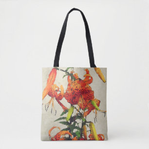 Orange Wasserfarbe Tigerlilie 1