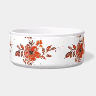 Orange Watercolor Napf
