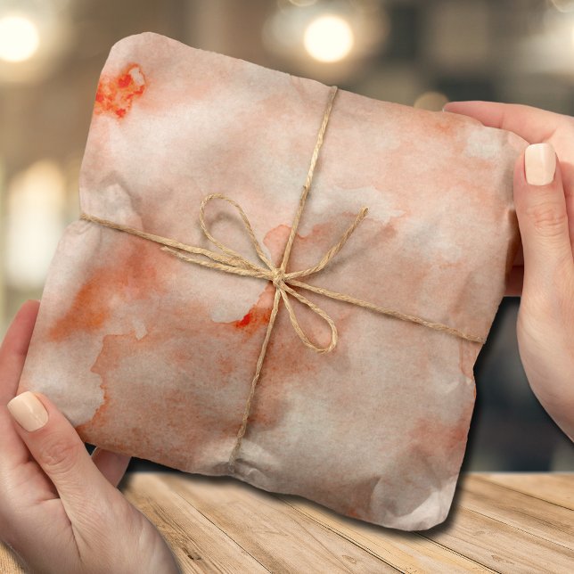 Orange Watercolor Seidenpapier (Von Creator hochgeladen)