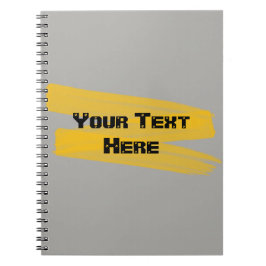 Orange Watercolor Stroke Notizblock