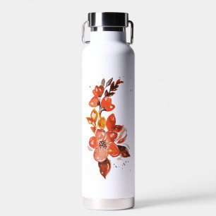 Orange Watercolor Trinkflasche