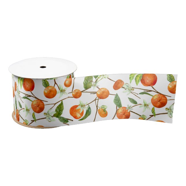 Orange Wedding Satin Ribbon Satinband (Spule)