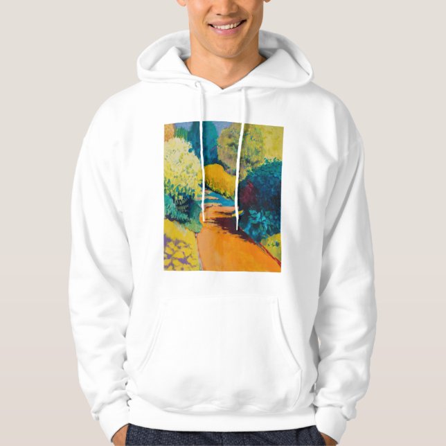 Orange Weg Hoodie (Vorderseite)