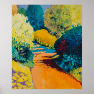 Orange Weg Poster