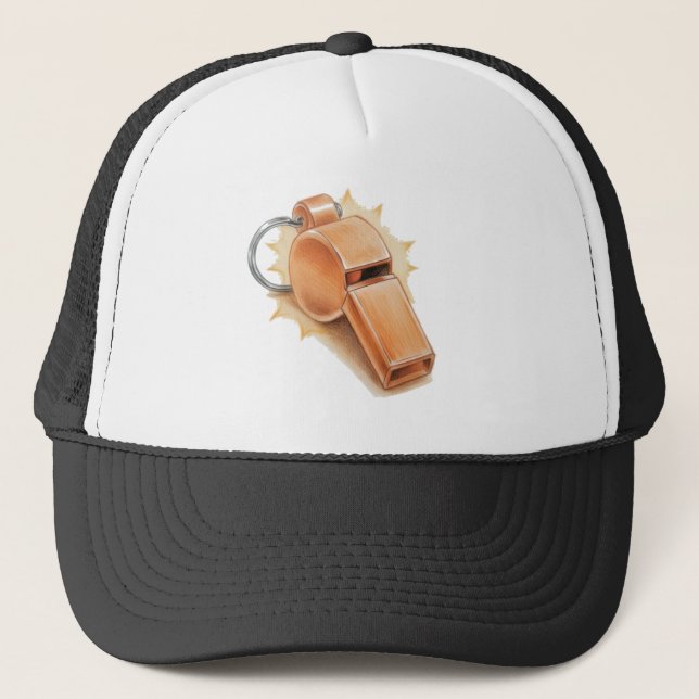 Orange whistle trucker's cap - basic truckerkappe (Vorderseite)