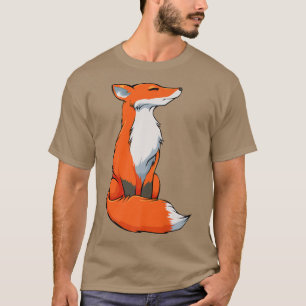 Orange Wild Forest Spiritual Nature Fan Animal T-Shirt