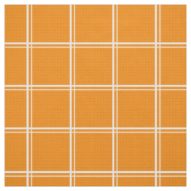 Orange Windows Kariert Stoff (Muster)