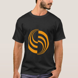 Orange Wirbels-T - Shirt