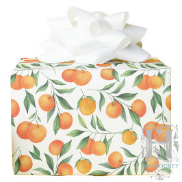 Orange Wrapping Paper Geschenkpapier