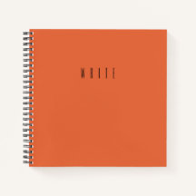 Orange Write Typografy Text