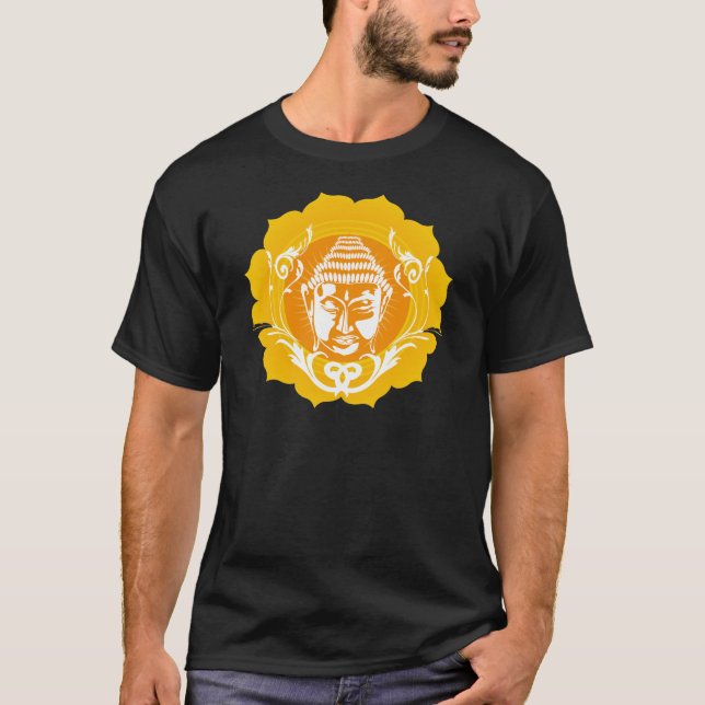 Orange & Yellow Buddha T-Shirt (Vorderseite)