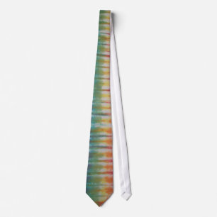 Orange Yellow Green Gefärbte Krawatte Necktie