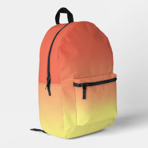 Orange Yellow Ombre Bedruckter Rucksack