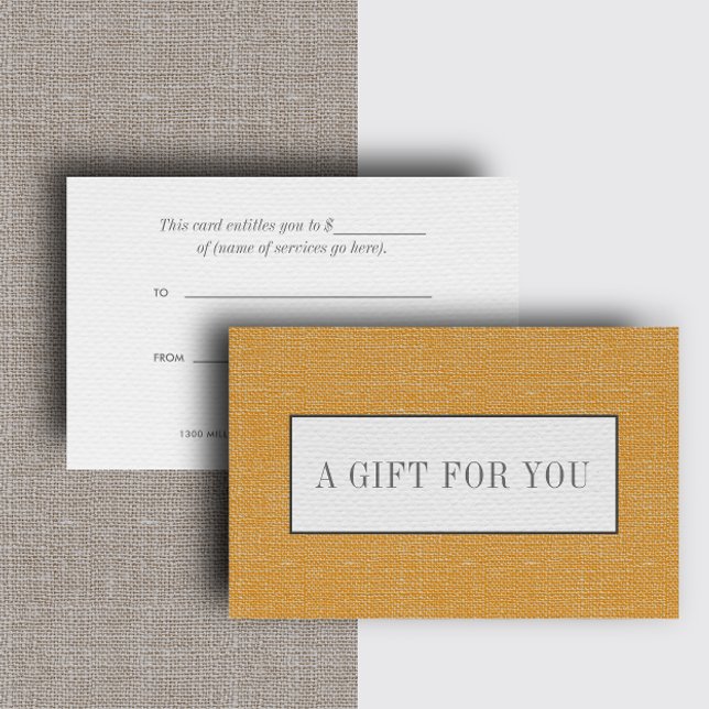 Orange Yellow | Schlichte Elegante Linen Look Chic (Von Creator hochgeladen)