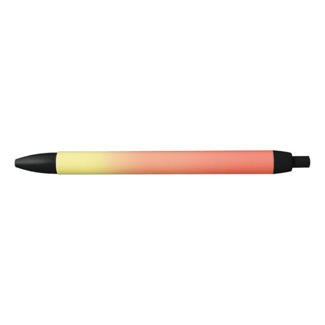 Orange Yellow sunset ombre Kugelschreiber (Vorderseite)