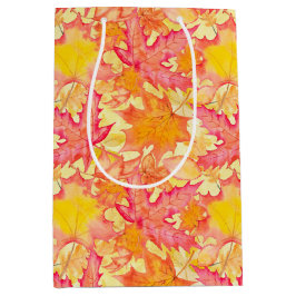 ORANGE- & YELLOW- UND ROTE HERBSTLAUBE MITTLERE GESCHENKTÜTE