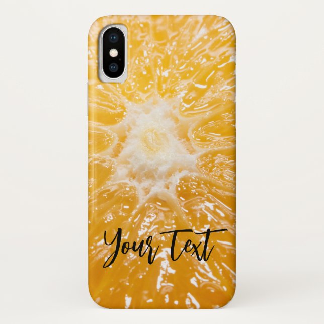 Orange Yellow Unisex Girly Case-Mate iPhone Hülle (Rückseite)
