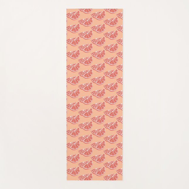 Orange Yogamatte (Vorderseite)
