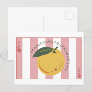 Orange You Glad Postkarte