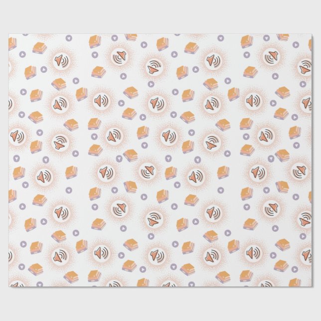 Orange-You Listing Wrapping Paper Geschenkpapier (Flach)