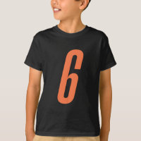 Orange Zahl 6 7 Lustiges Meme Halloween passend Co