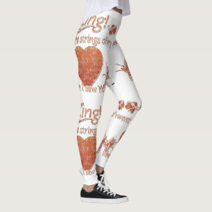 Orange Zing ging die Fäden meines Herzens, als ich Leggings